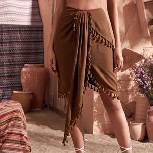 Brown Boho Skirt